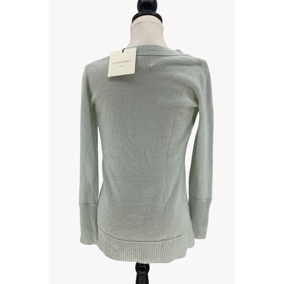 NWT Cynthia Rowley Womens Mint 2-Ply 100% Cashmere Sweater S - Picture 3 of 8